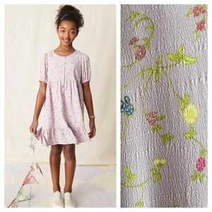 Matilda Jane Float Through Spring Lavender Purple Floral Print Dress